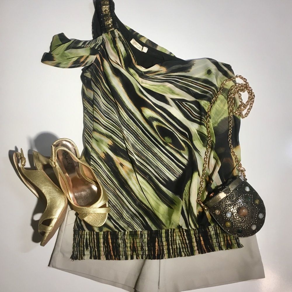 Arden B one shoulder top